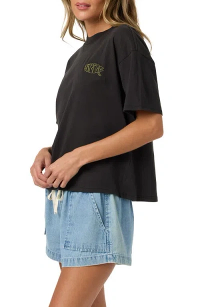 O'neill Board Embroidered T-shirt In Black
