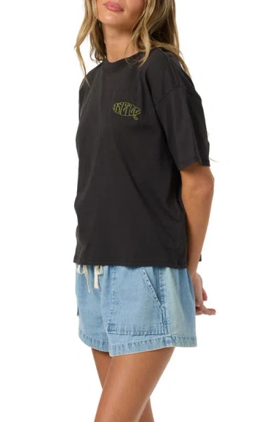 O'neill Board Embroidered T-shirt In Black