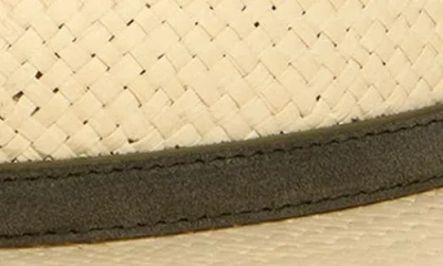 Janessa Leone Janessa Leoné Simone Packable Straw Fedora In Brown