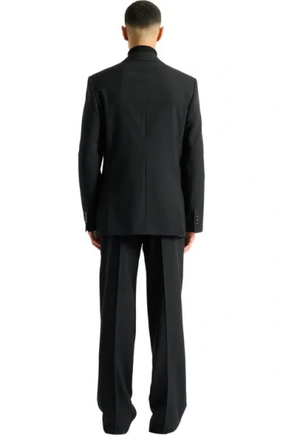 Balmain Wool 2-button Jacket In Black