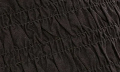 Mango Smocked Tank In Black