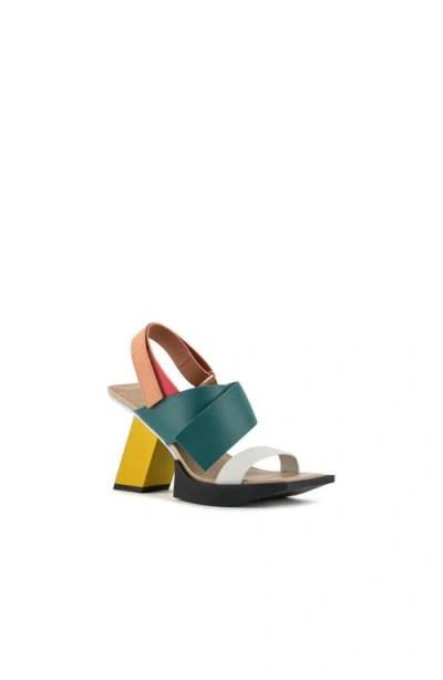 United Nude Construct Hi Sandals In Multi