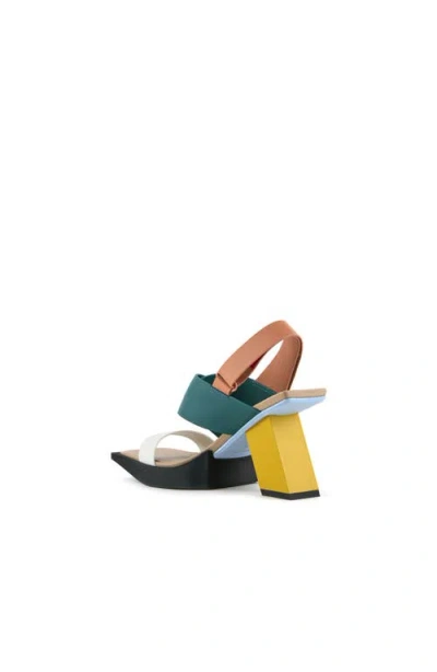 United Nude Construct Hi Sandals In Multi
