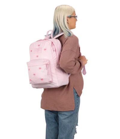 Jansport Superbreak Plus Backpack In Pink