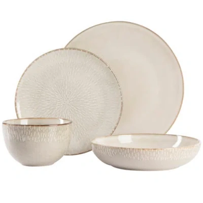 Gibson Elite Matisse 16-piece Dinnerware Set In Neutral