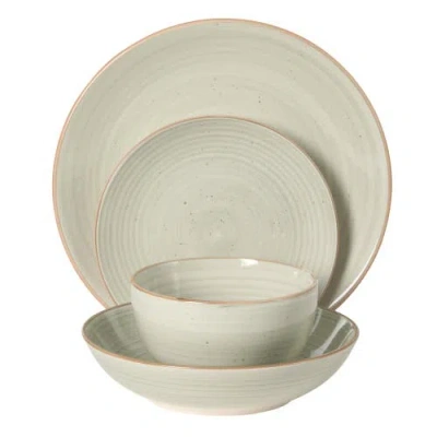 Gibson Home Stonebury Handpainted Stoneware Dinnerware Set In Multi