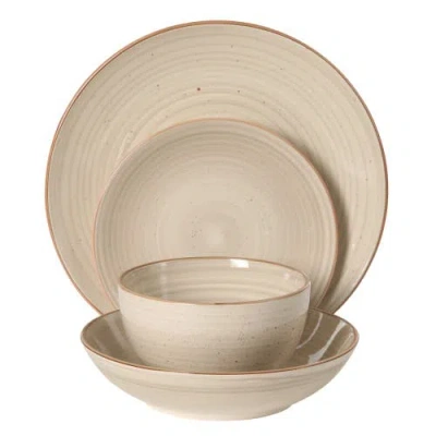 Gibson Home Stonebury Handpainted Stoneware Dinnerware Set In Multi