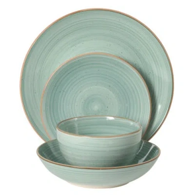 Gibson Home Stonebury Handpainted Stoneware Dinnerware Set In Multi