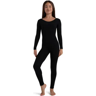 Capezio Long Sleeve Unitard In Black