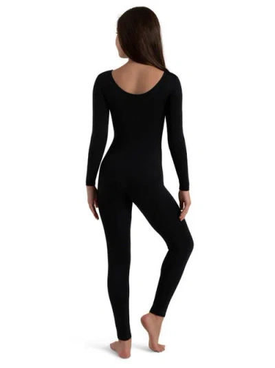 Capezio Long Sleeve Unitard In Black