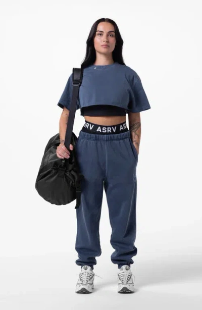 Asrv Tech Essential Relaxed Tee In Blue