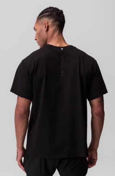 Asrv Tech Essential Relaxed Tee In Black