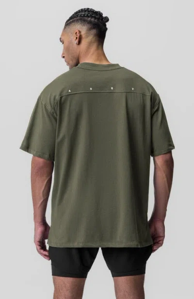 Asrv Supima Oversized Tee In Green