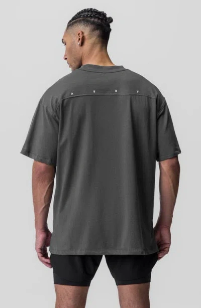 Asrv Supima Oversized Tee In Gray
