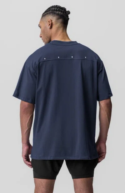 Asrv Supima Oversized Tee In Blue