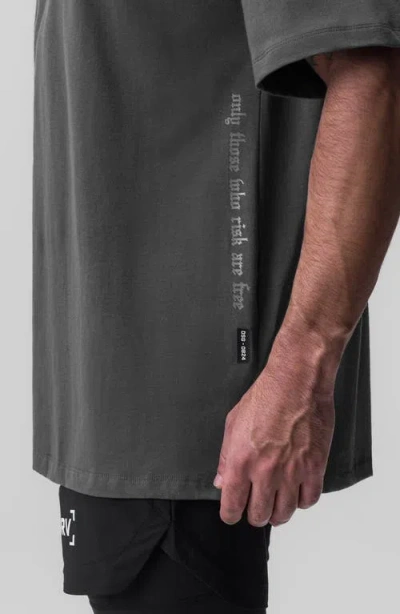 Asrv Supima Oversized Tee In Gray