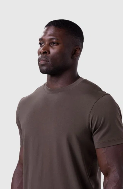 Asrv Supima Essential Tee In Brown