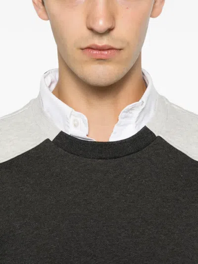 Thom Browne Long-sleeves Sweatshirt In Gray