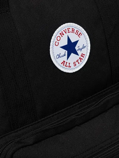 Converse Logo-patch Backpack In Black