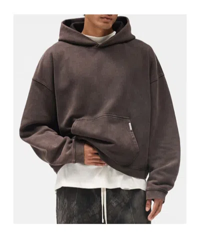 Represent Initial Boxy Hoodie In Brown