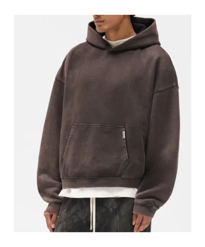 Represent Initial Boxy Hoodie In Brown