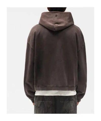 Represent Initial Boxy Hoodie In Brown