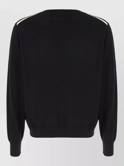 Givenchy Wool Sweater Structured Cuffs And Hem In Black