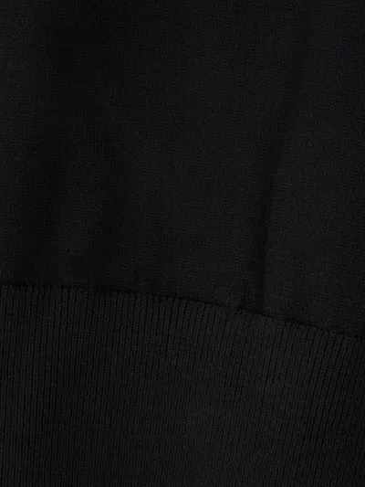 Givenchy Wool Sweater Structured Cuffs And Hem In Black