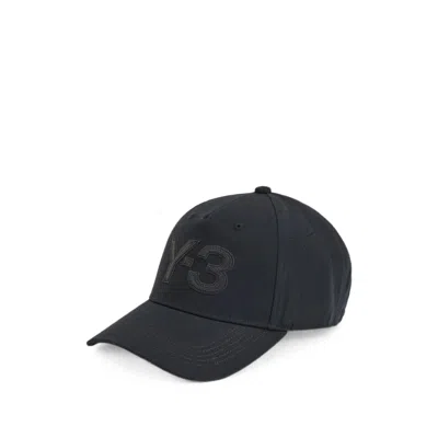 Y-3 Logo-embroidered Baseball Cap In Black