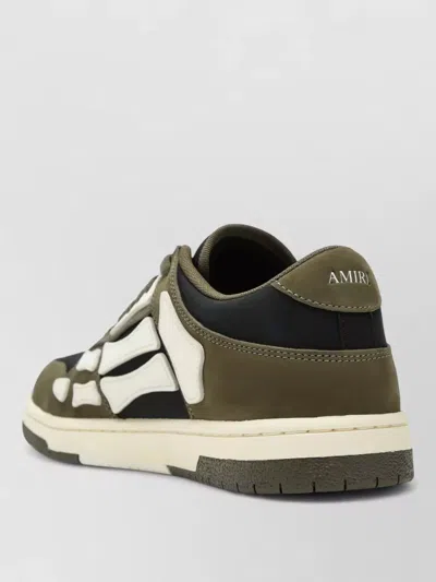 Amiri Panel Sneakers Rubber Sole Low Top In Multi