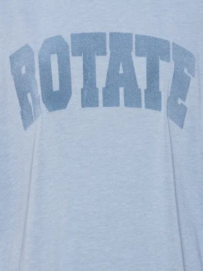 Rotate Birger Christensen Oversized Print T-shirt In Blue