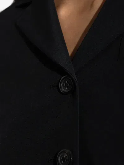 Marni 싱글 벤트 크롭 블레이저 In Black
