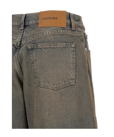 Haikure Belt Loop Jeans In Gray