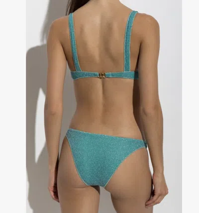 Oseree Sequined Bikini Set In Blue