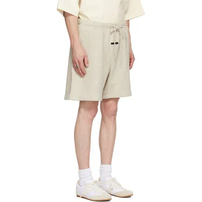 Essentials Drawstring Shorts In Neutral
