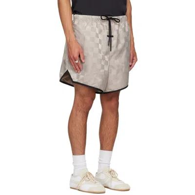Essentials Drawstring Shorts In Brown