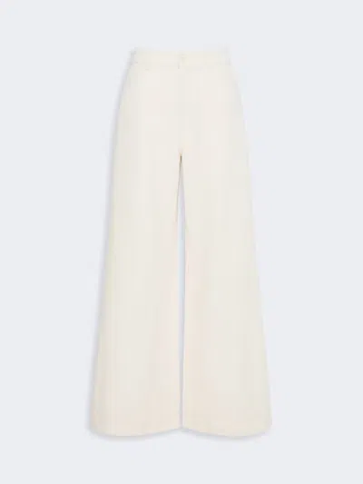 Max Mara Minimal Solid Sweatpants In Neutral