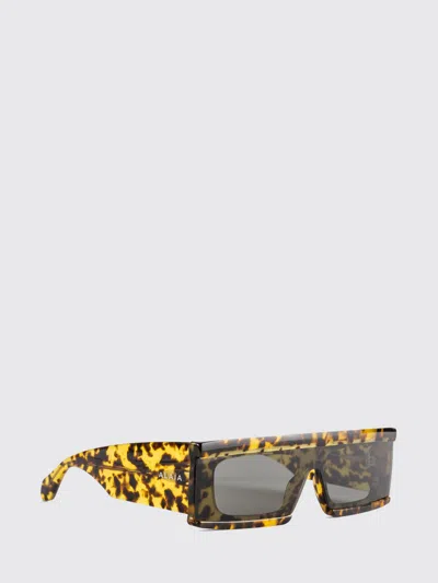 Alaïa Rectangular Mask Sunglasses Tortoiseshell Pattern Frame In Brown
