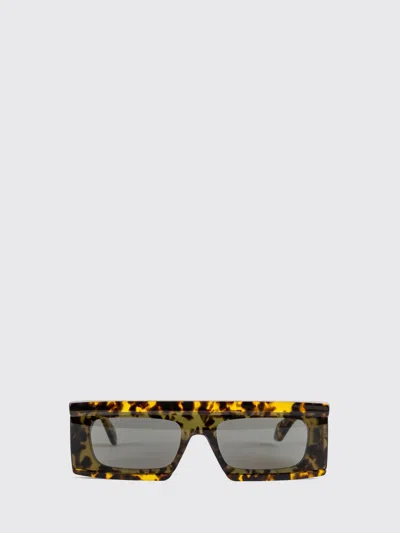 Alaïa Rectangular Mask Sunglasses Tortoiseshell Pattern Frame In Brown