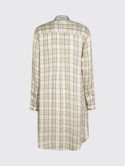 Acne Studios Check Tunic Dress In Multi