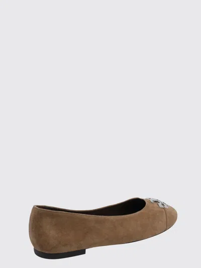 Tory Burch Charlie Ballet Flat In Brown