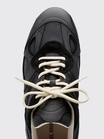 Axel Arigato Black Calf Leather Bos Taurus Low Top Sneakers In Black