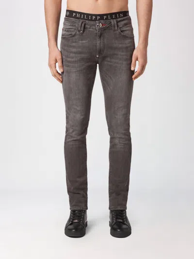 Philipp Plein Denim Trousers Slim Fit Basic In Multi