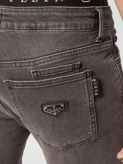 Philipp Plein Denim Trousers Slim Fit Basic In Multi