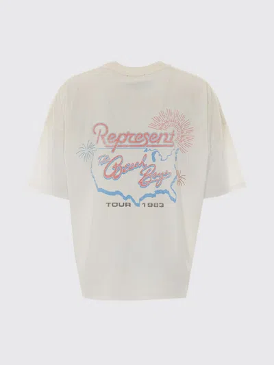 Represent T-shirt Men In White
