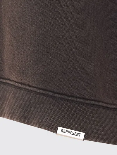 Represent Initial Boxy Sweater In Brown