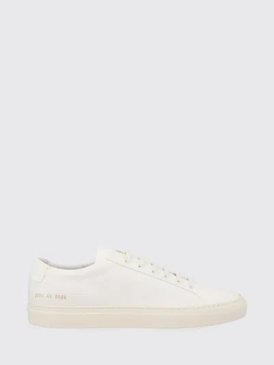 Common Projects Almond Toe Low-top Sneakers With Flat Rubber Sole In Multi