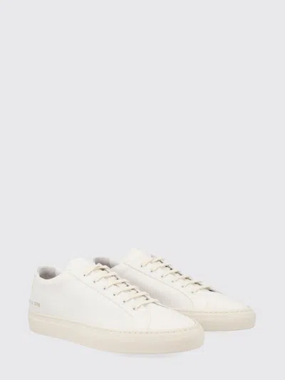 Common Projects Almond Toe Low-top Sneakers With Flat Rubber Sole In Multi