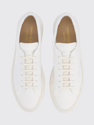 Common Projects Almond Toe Low-top Sneakers With Flat Rubber Sole In Multi