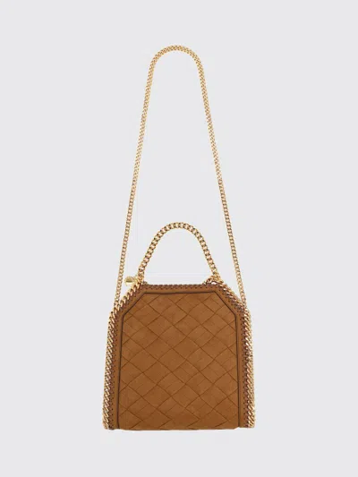 Stella Mccartney Shoulder Bag Rectangular Shape Top Handle Chain In Brown
